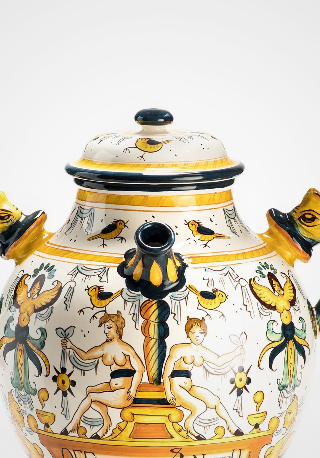 Ceramic Rectangular Decoration Vase, Large