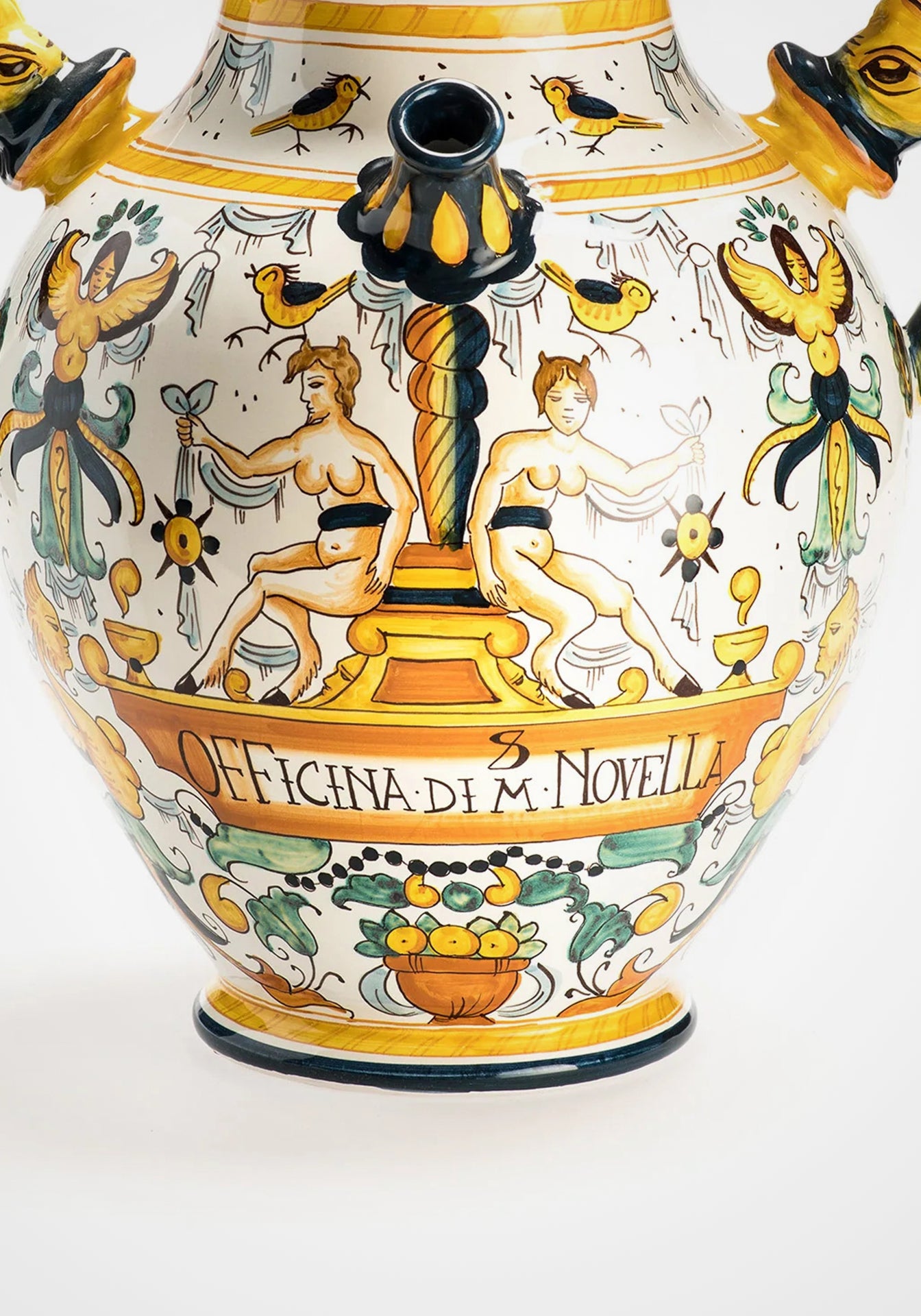 Ceramic Rectangular Decoration Vase, Large