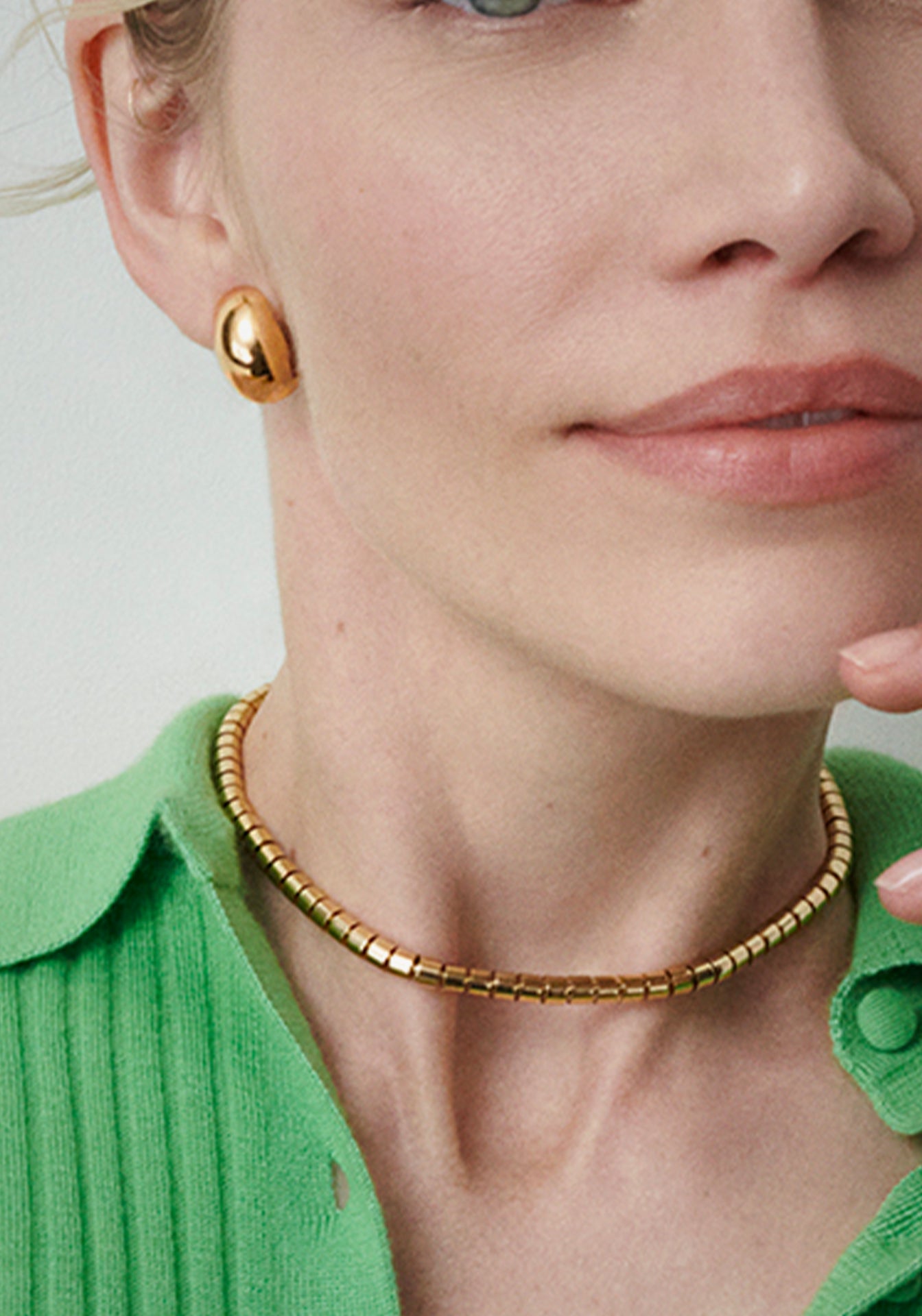 Skinny Ophelia, 18K Yellow Gold Necklace