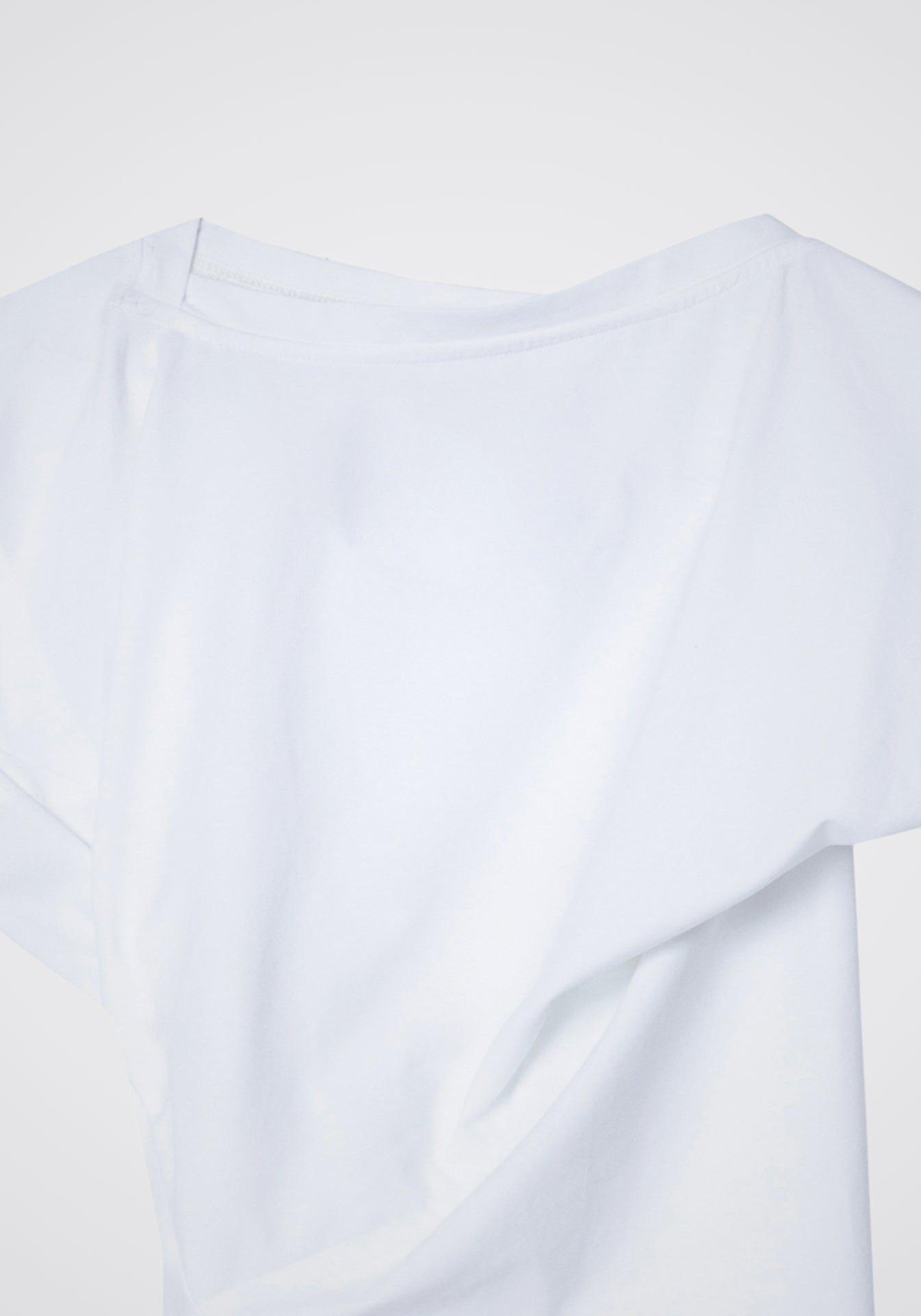 Draped Asymmetric T-Shirt