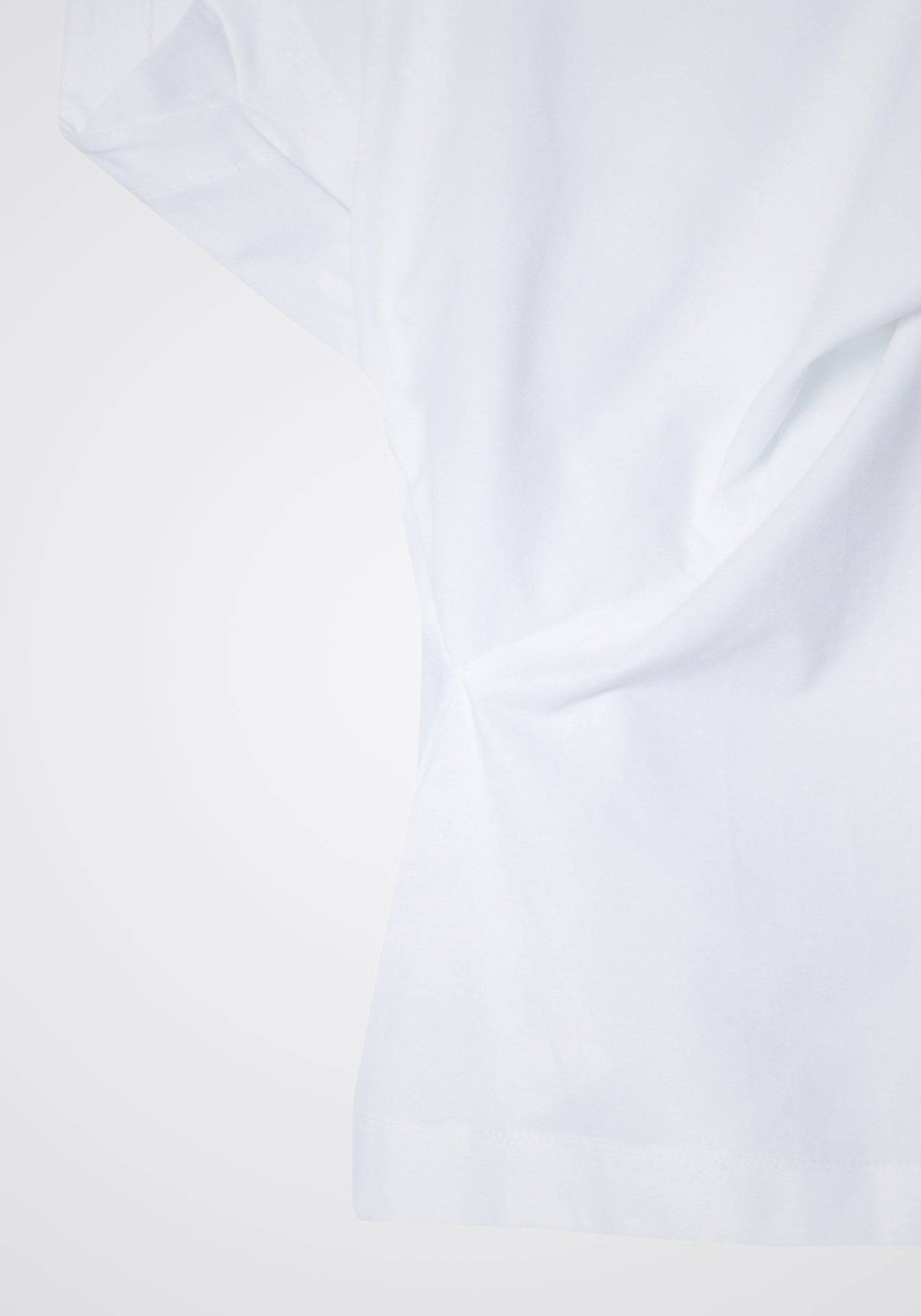 Draped Asymmetric T-Shirt