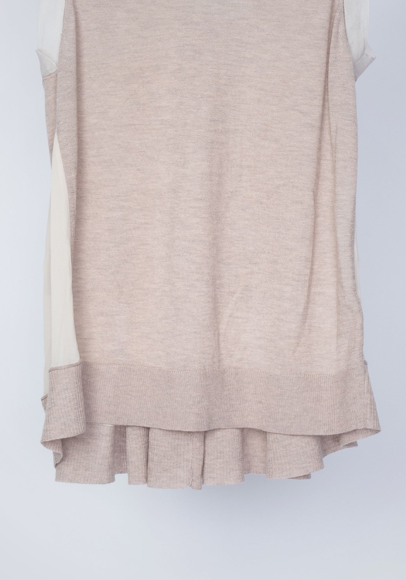 Scoopneck Tank with Pleated Chiffon Combo