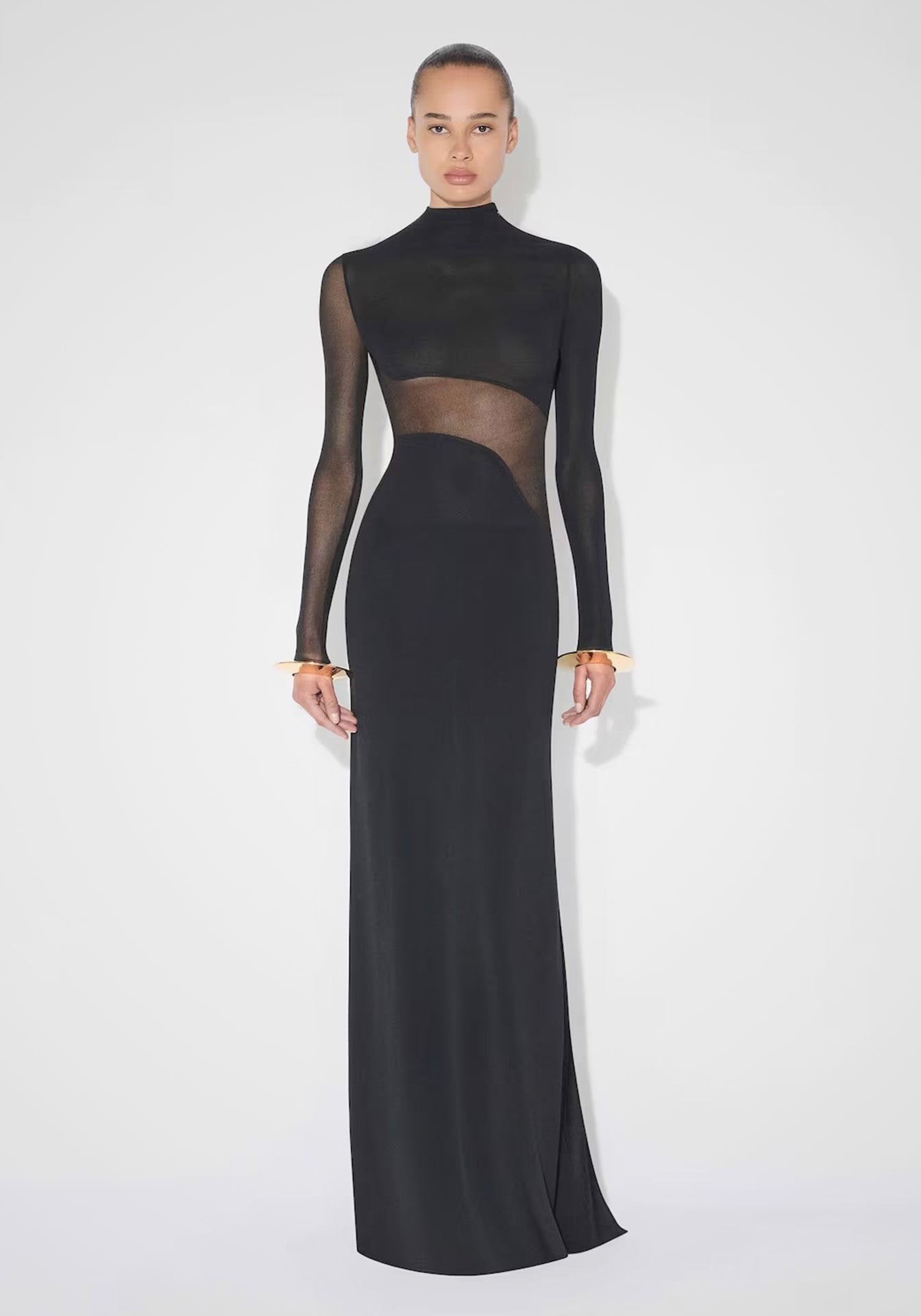 Silk Knit Cut Out Dress