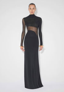 Silk Knit Cut Out Dress