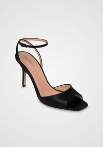 Glossy Satin Heels