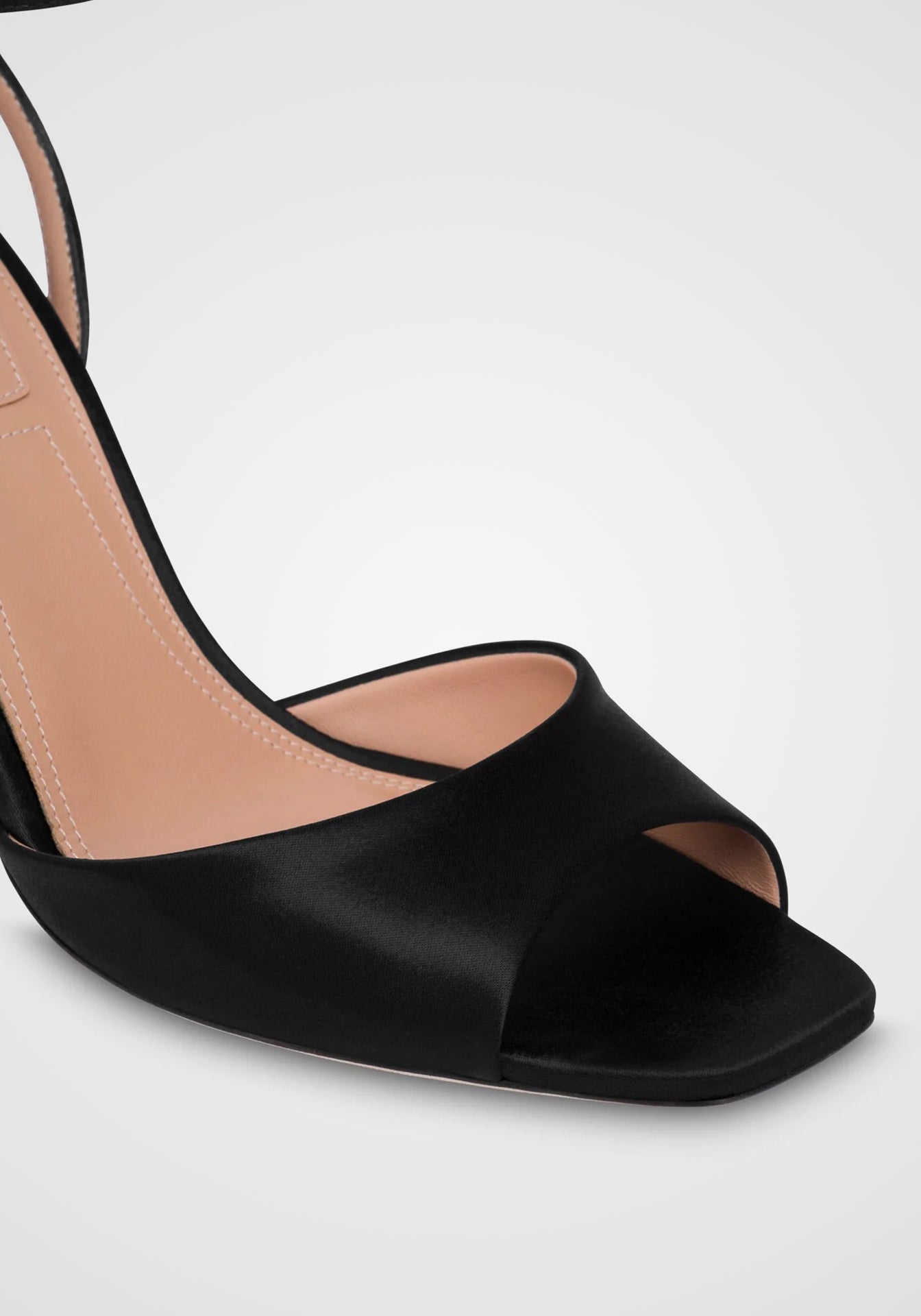 Glossy Satin Heels
