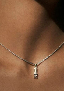 The Piccolo Princess, 18K Yellow Gold + Diamond Pendant