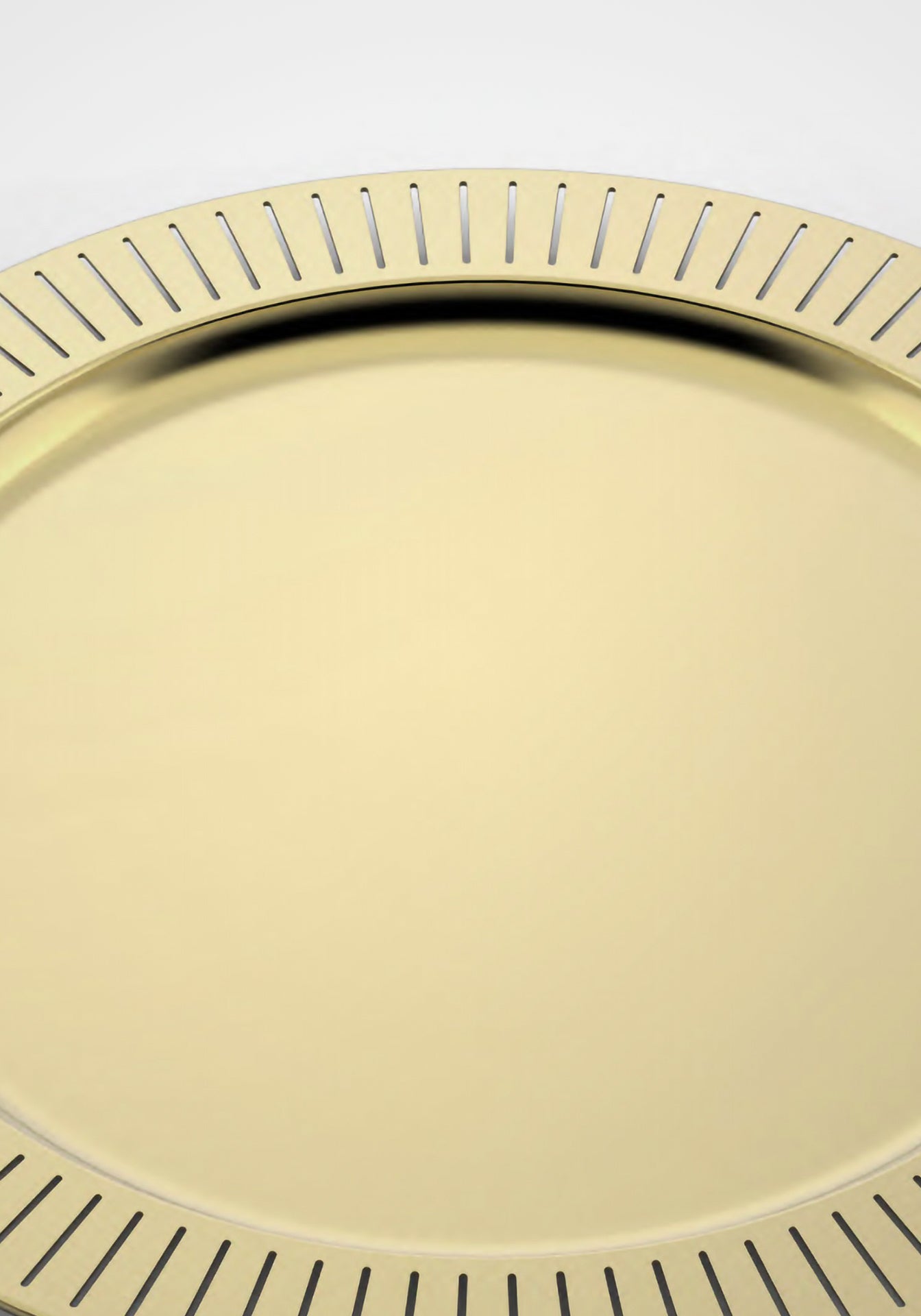 Striations Round Tray