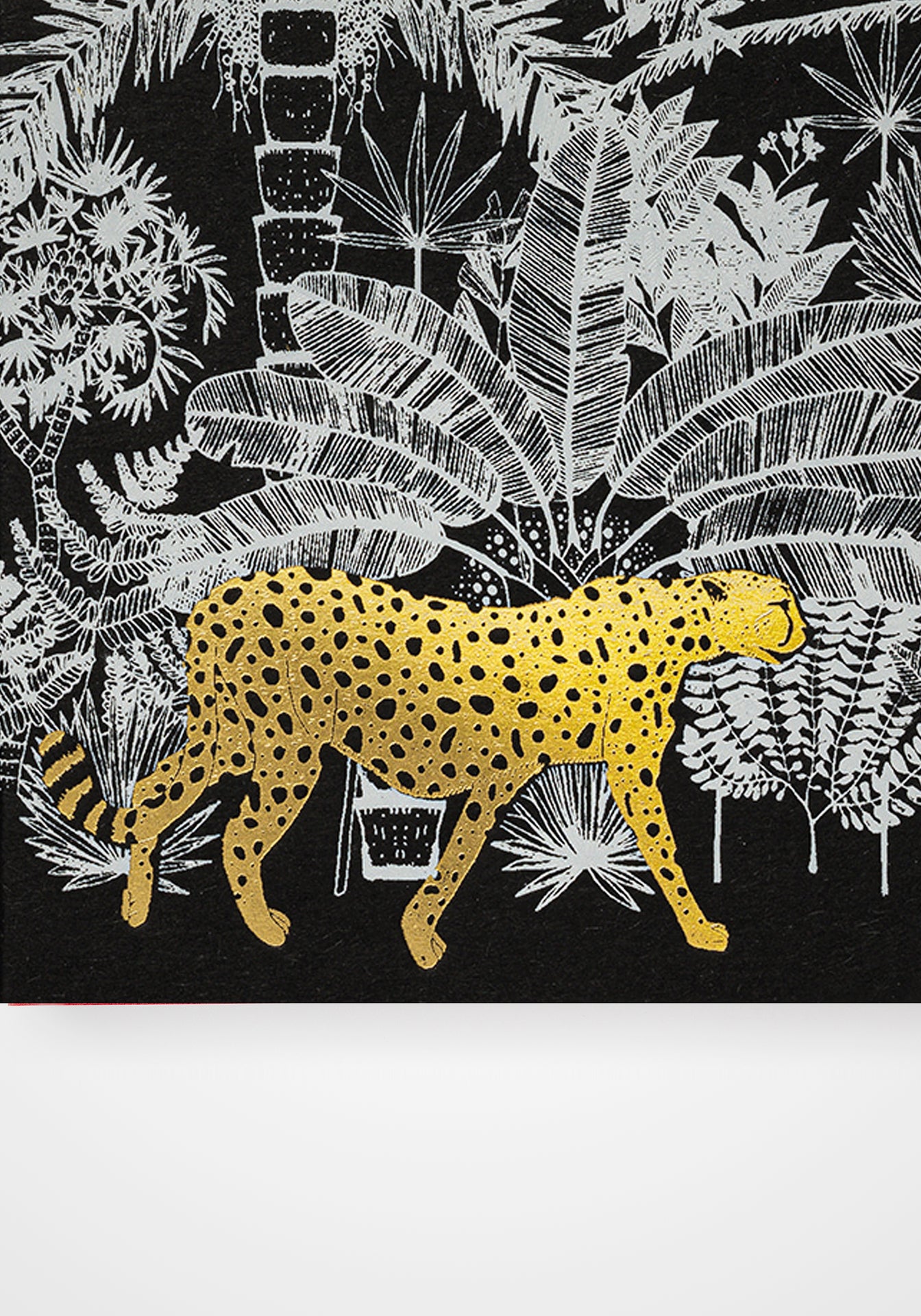 Black Cheetah in Jungle Matchbox
