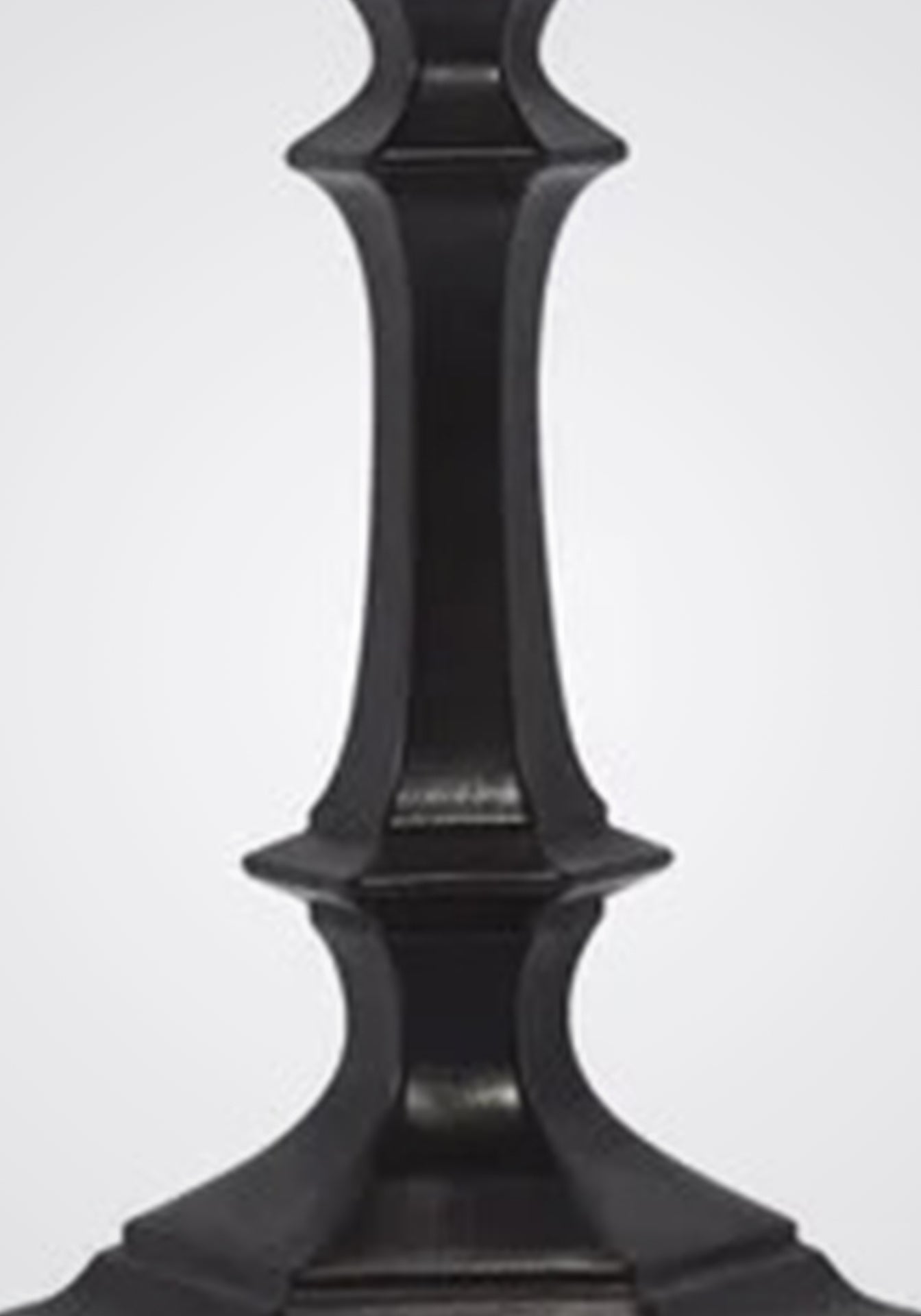 BACCARAT Harcourt Candlestick Candle Black