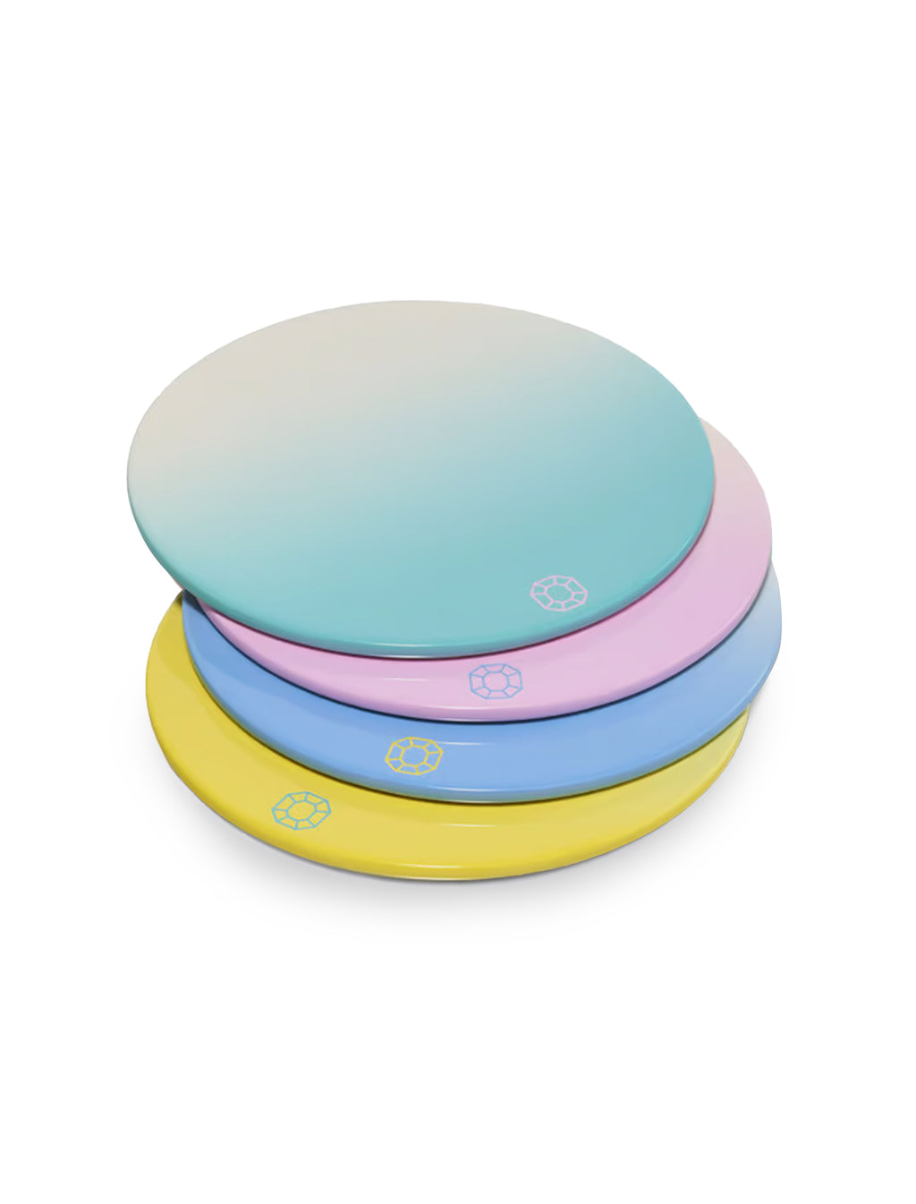 Octogone Colors of Joy Pastel Coasters, Set of 4 – The Conservatory NYC