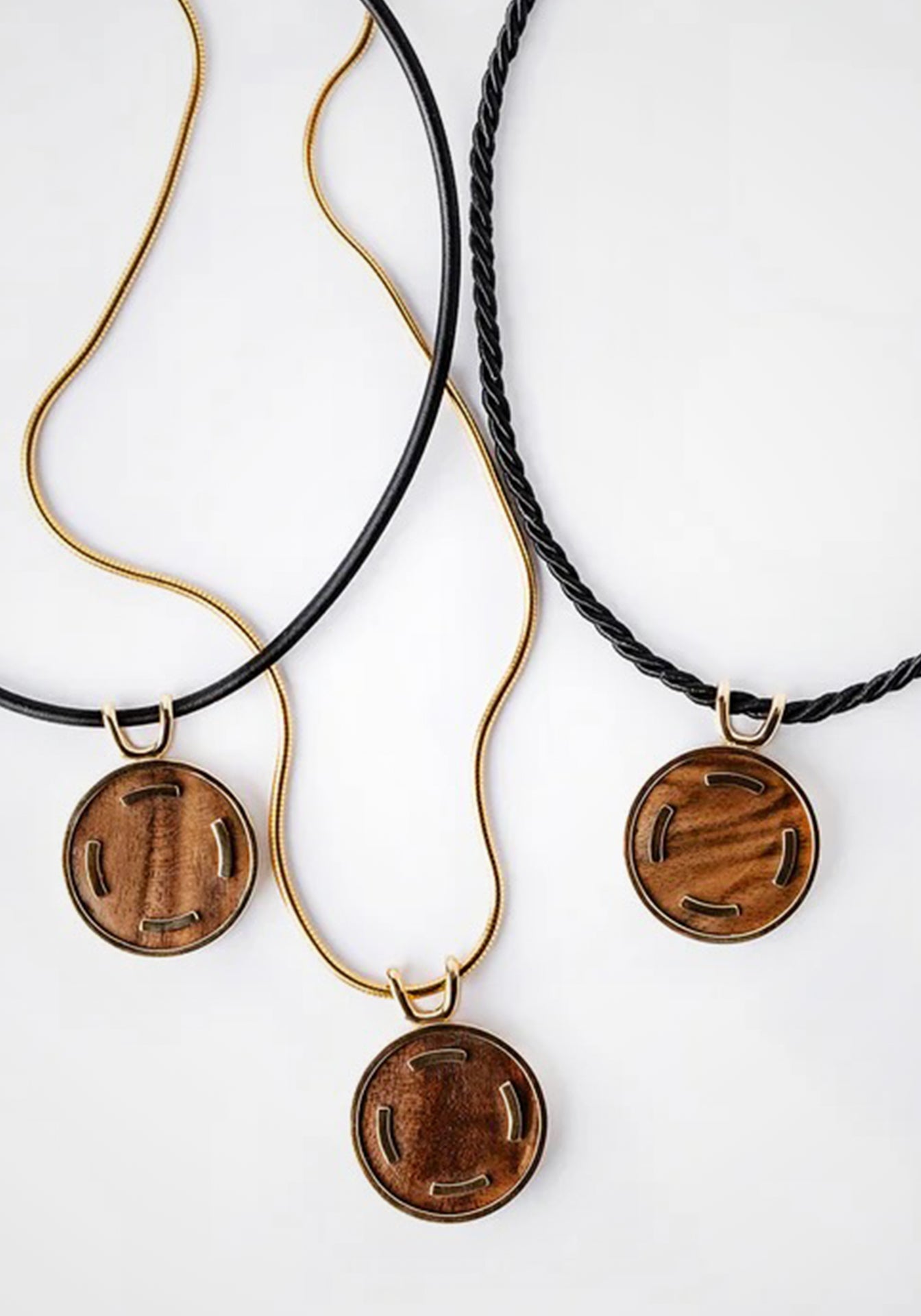 The 1970's Rosewood, 18K Yellow Gold Pendant