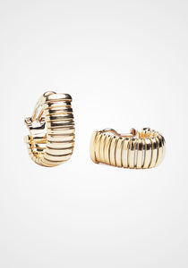 Tubogas Everyday, 18K Yellow Gold Earrings