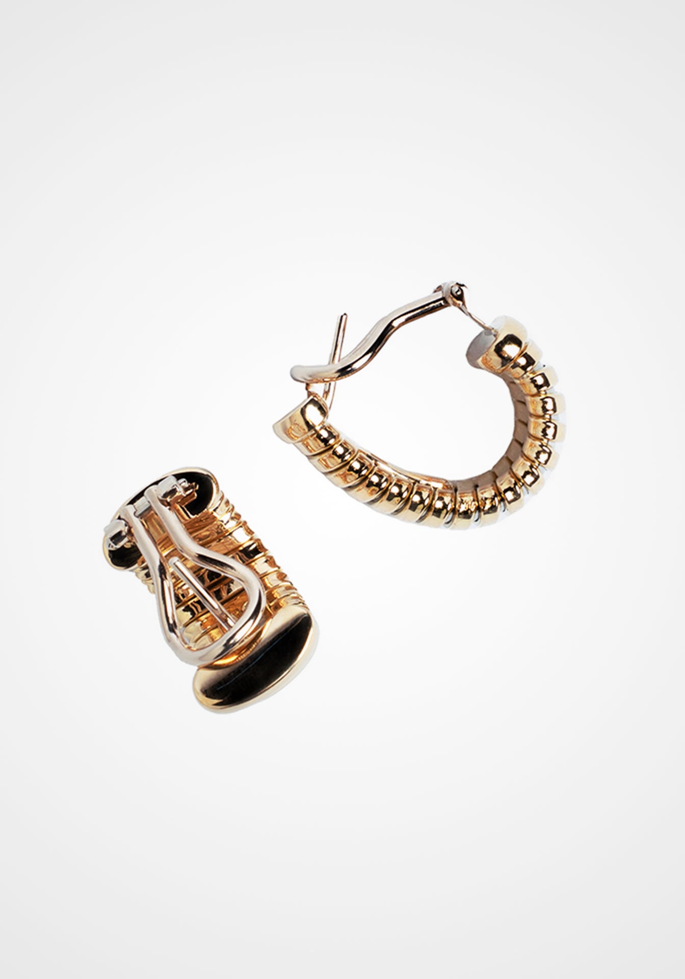 Tubogas Everyday, 18K Yellow Gold Earrings