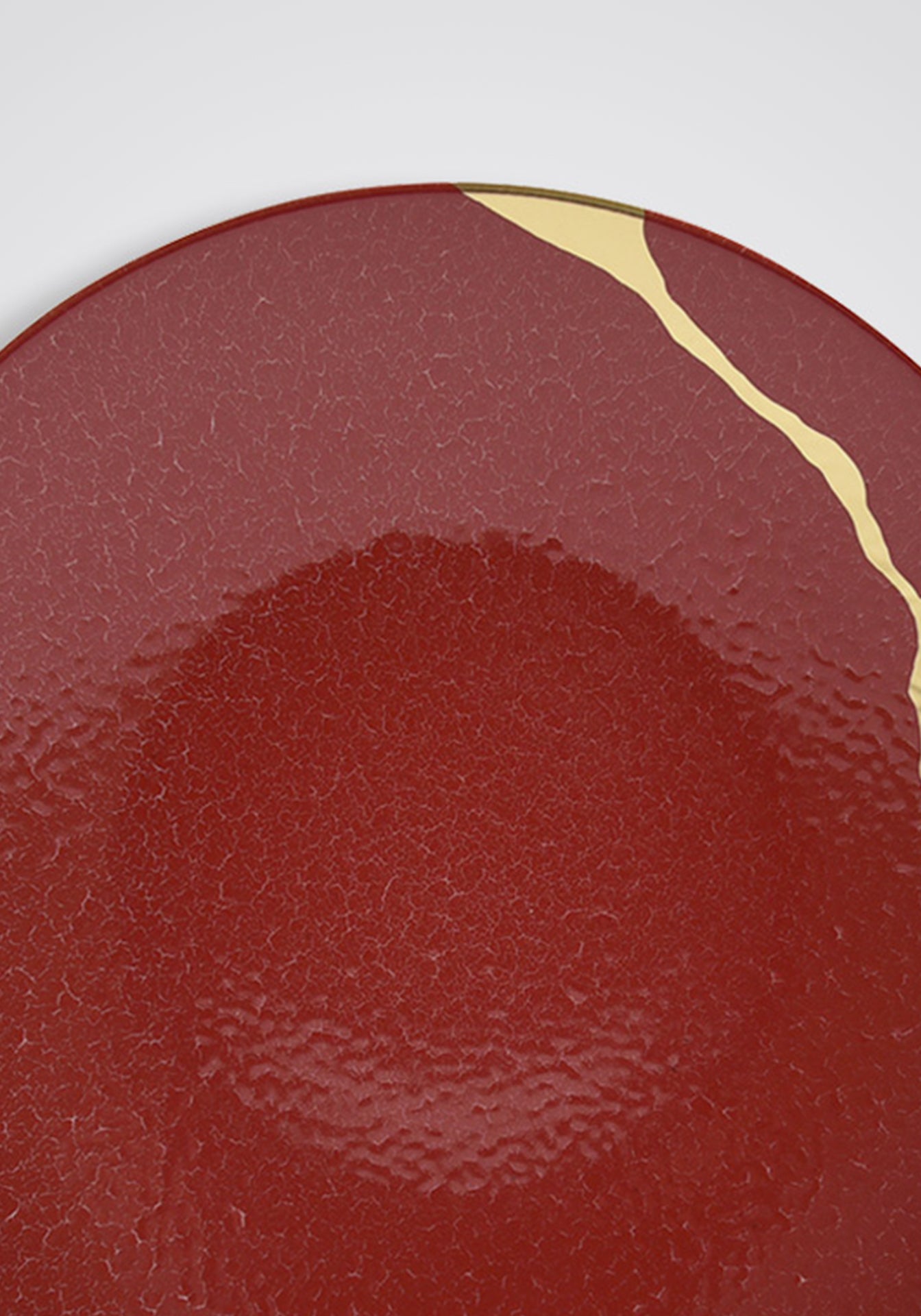 Kintsugi Rouge Emperuer Salad Plate