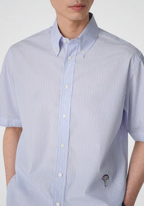 Stripe Cotton Poplin Shirt
