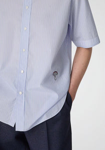 Stripe Cotton Poplin Shirt