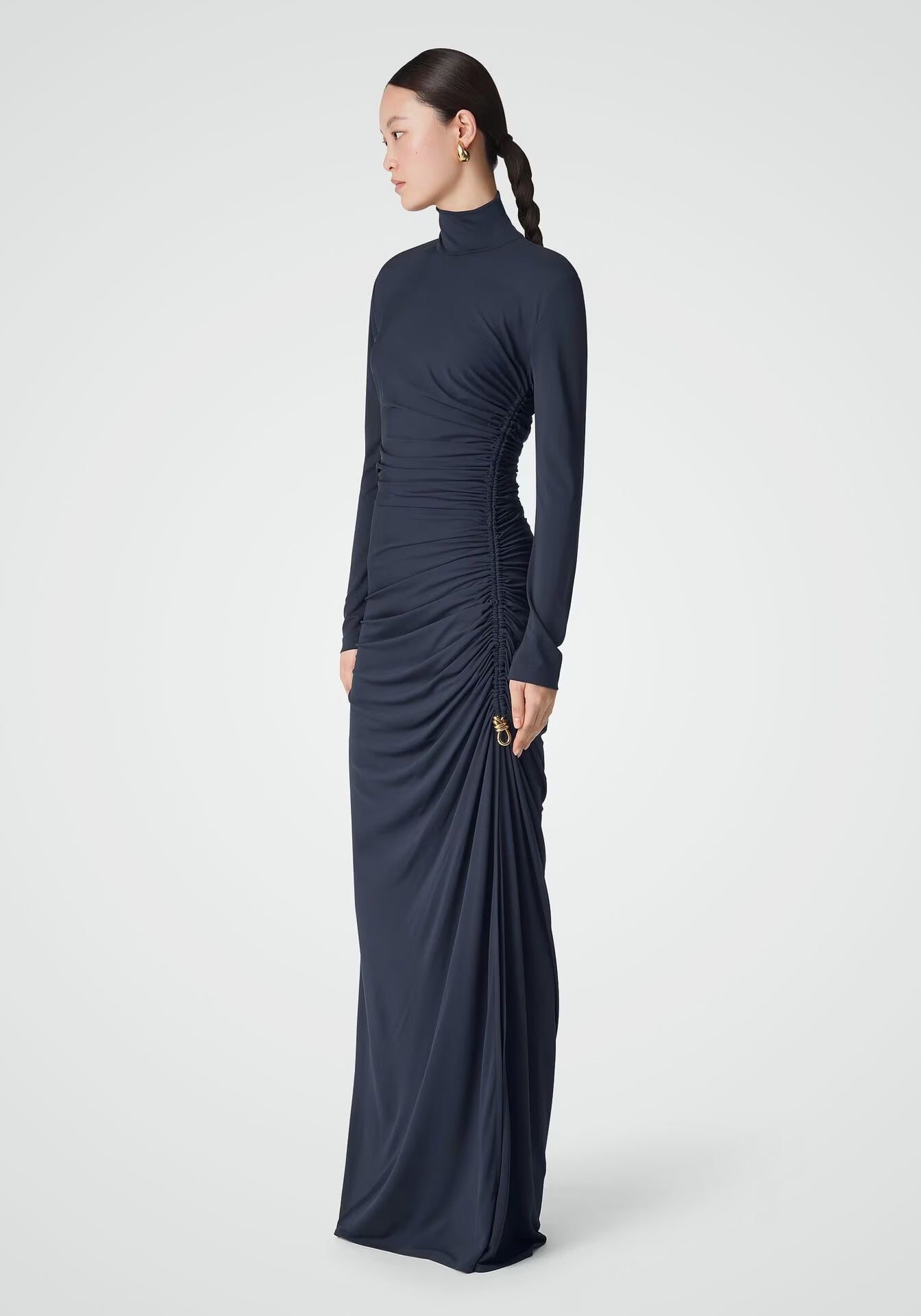 Crepe Viscose Jersey Dress