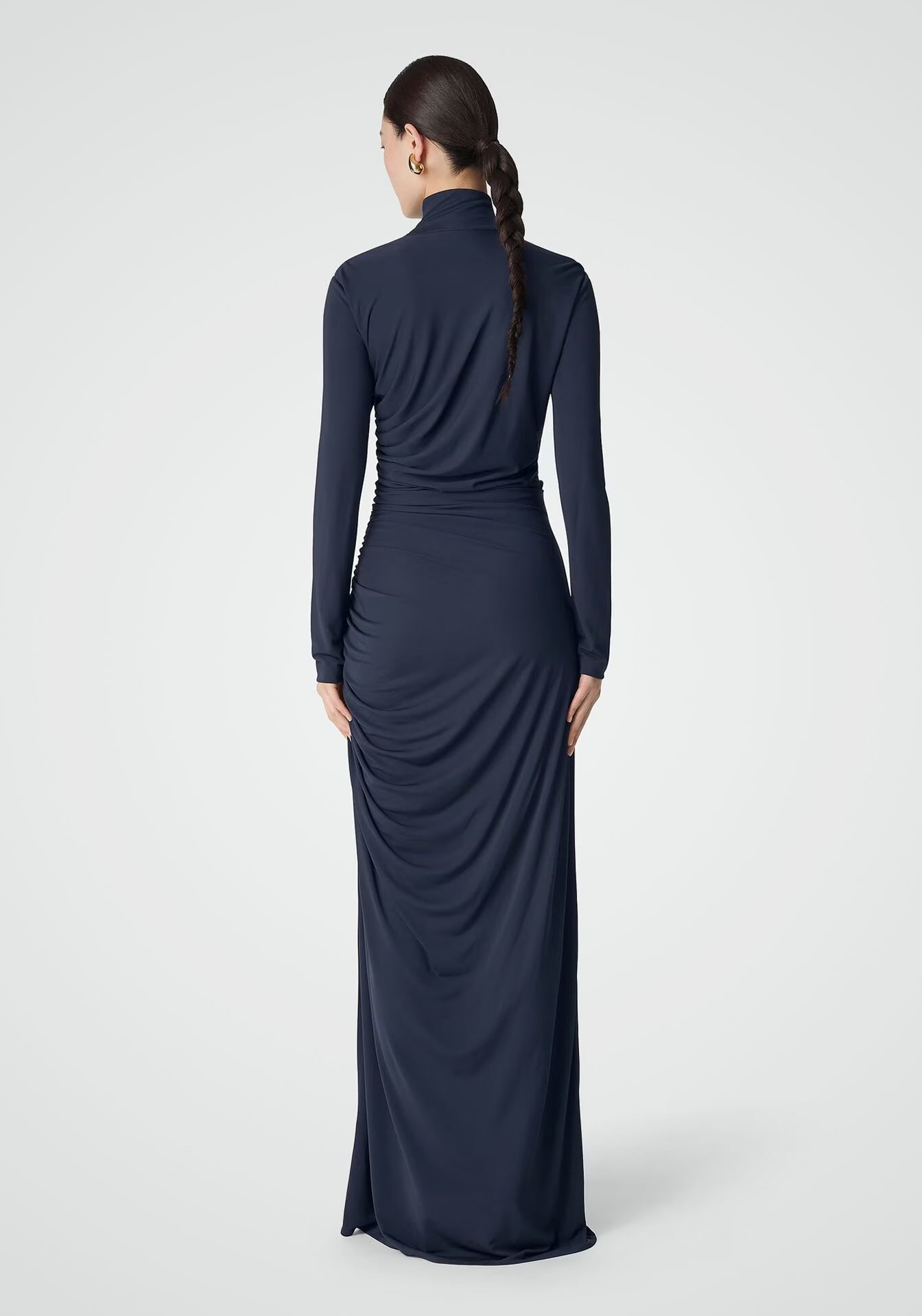 Crepe Viscose Jersey Dress