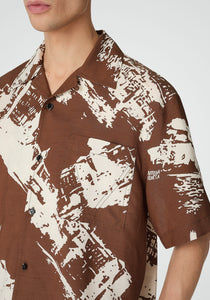 Italian Postcard Silk Shirt