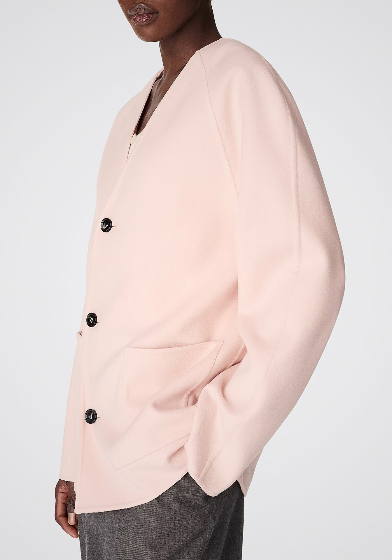 Light Wool and Cashmere Coat