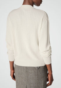 Wool Rib Cardigan
