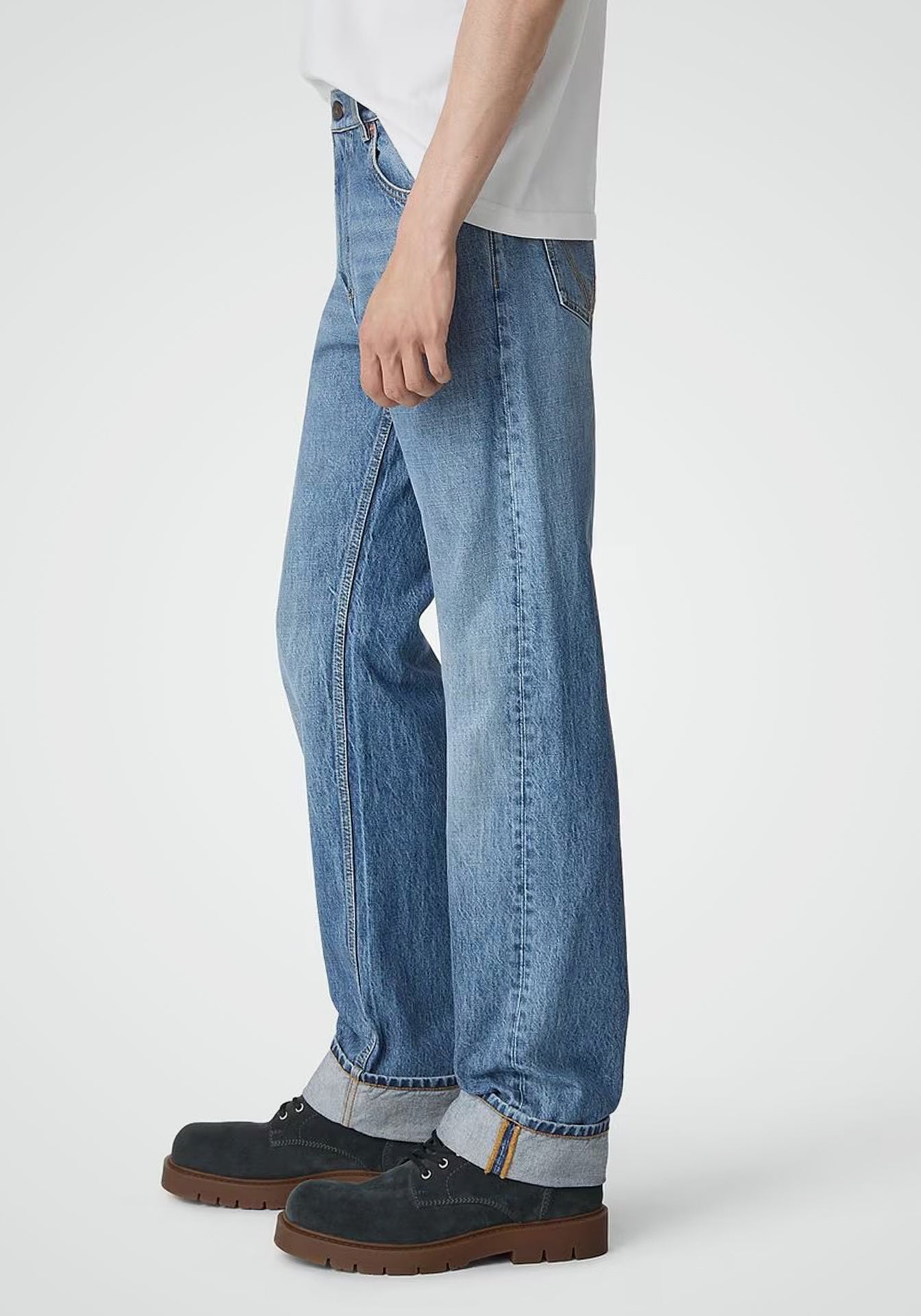 Vintage Indigo Straight Jeans