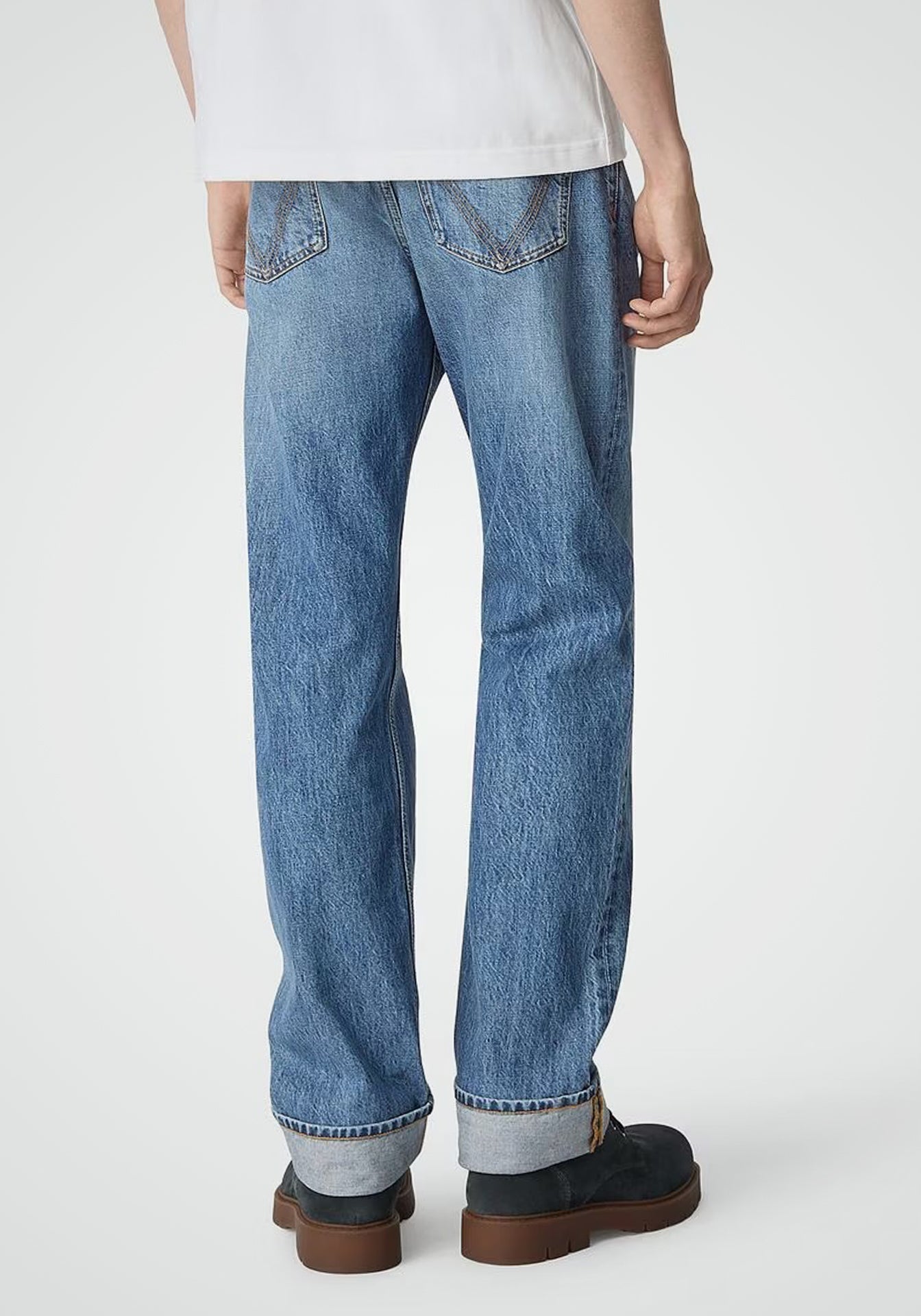 Vintage Indigo Straight Jeans