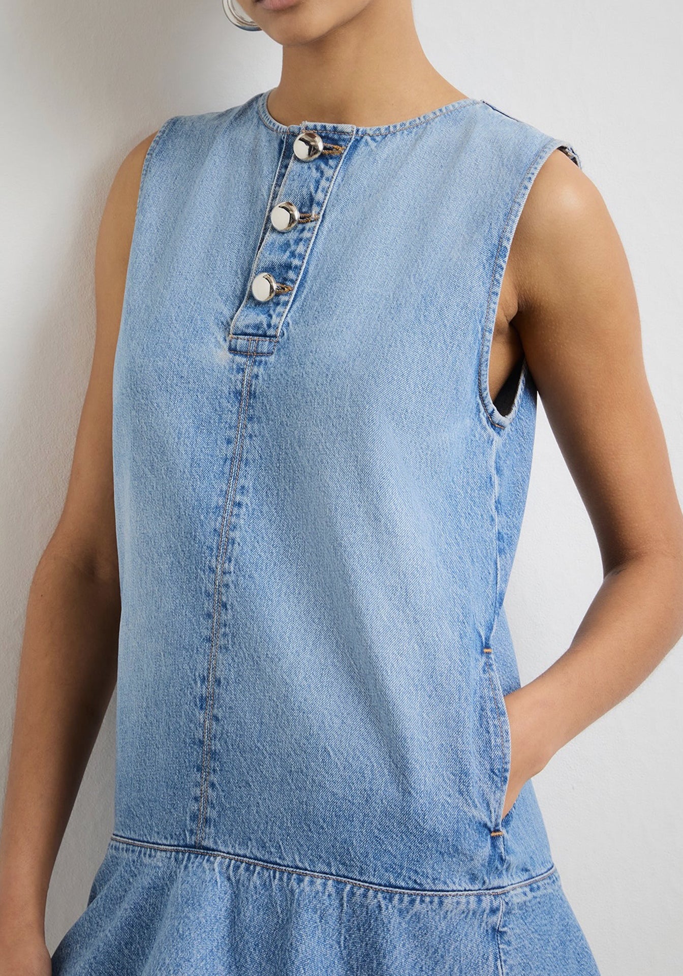 The Rosie Denim Mini Dress