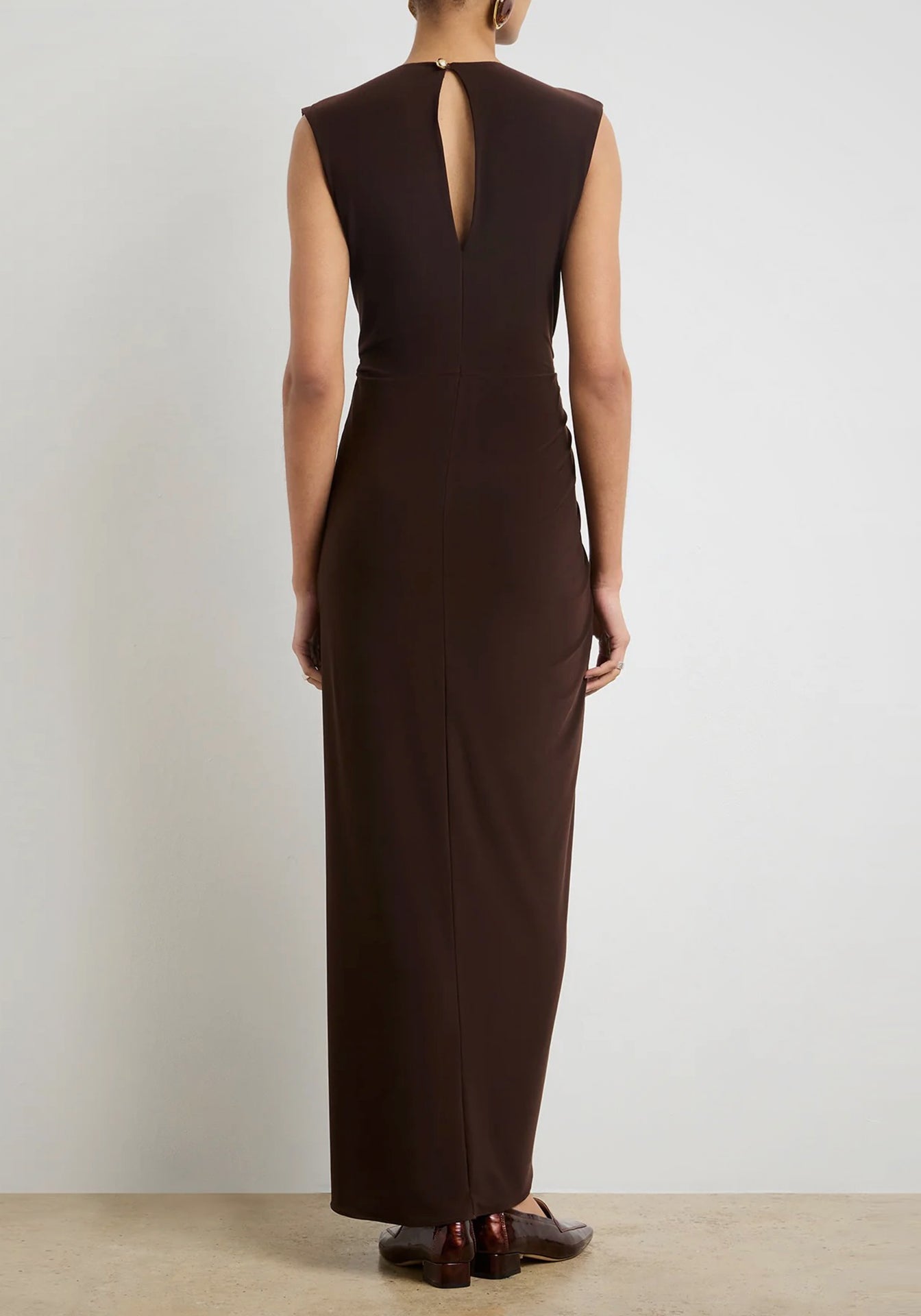 The Serena Draped Jersey Dress