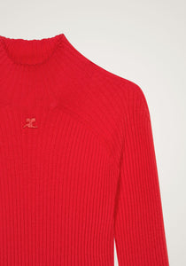 Circle Mockneck Sweater