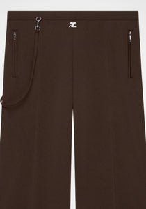 Flare Interlock Tracksuit Pants