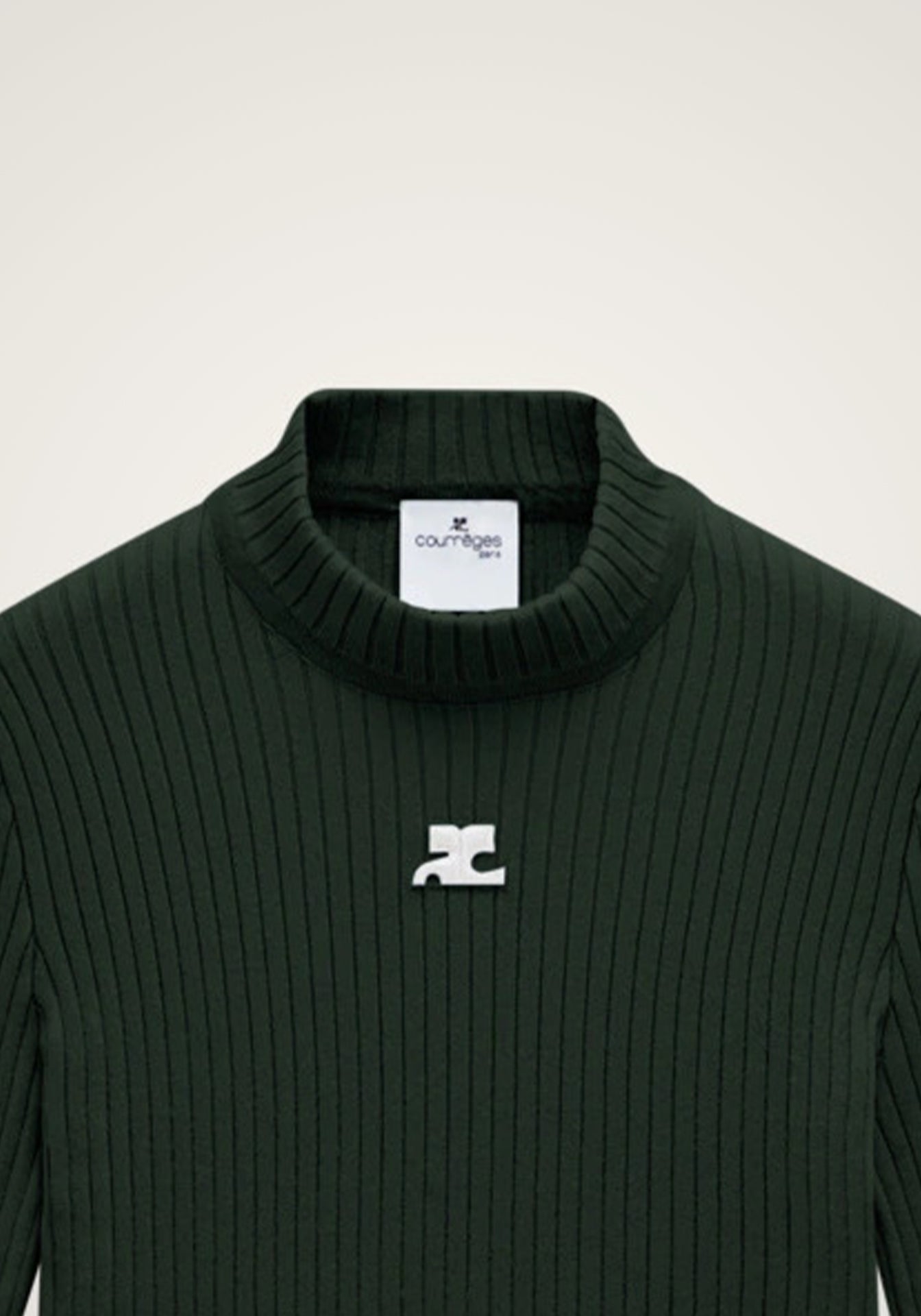 Reedition Short Sleeves Rib Knit Sweater