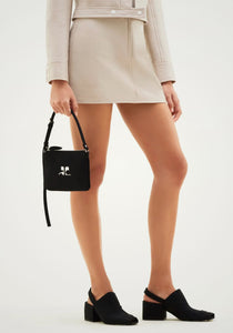 Reedition Vinyl Mini Skirt