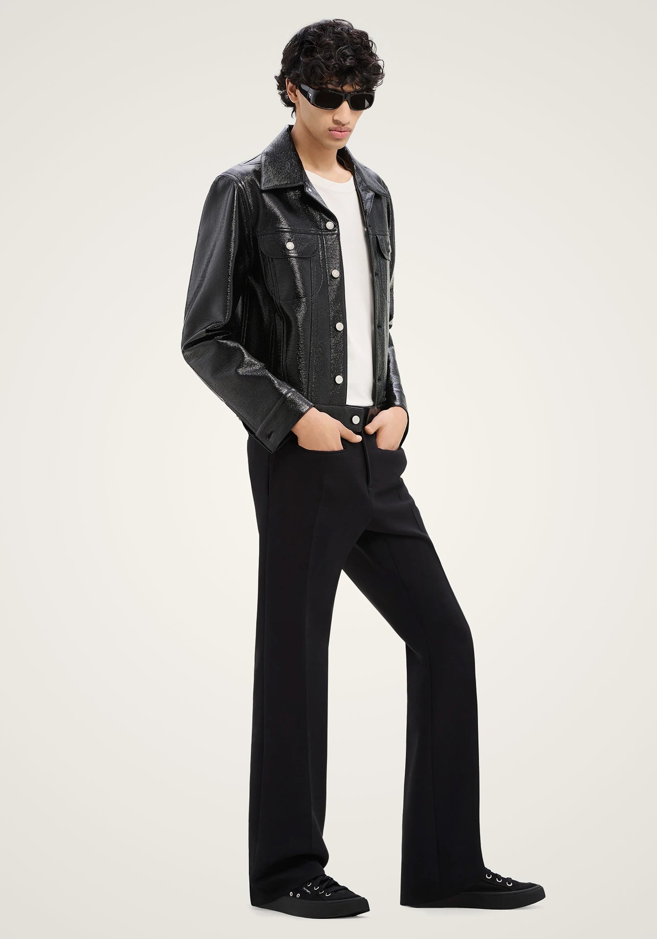 Vinyl Trucker Jacket