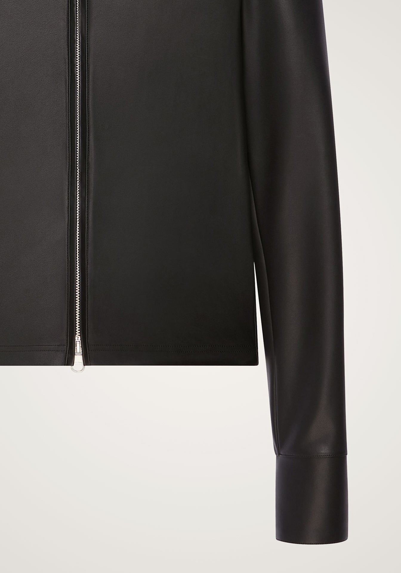 Zipped Biker Top
