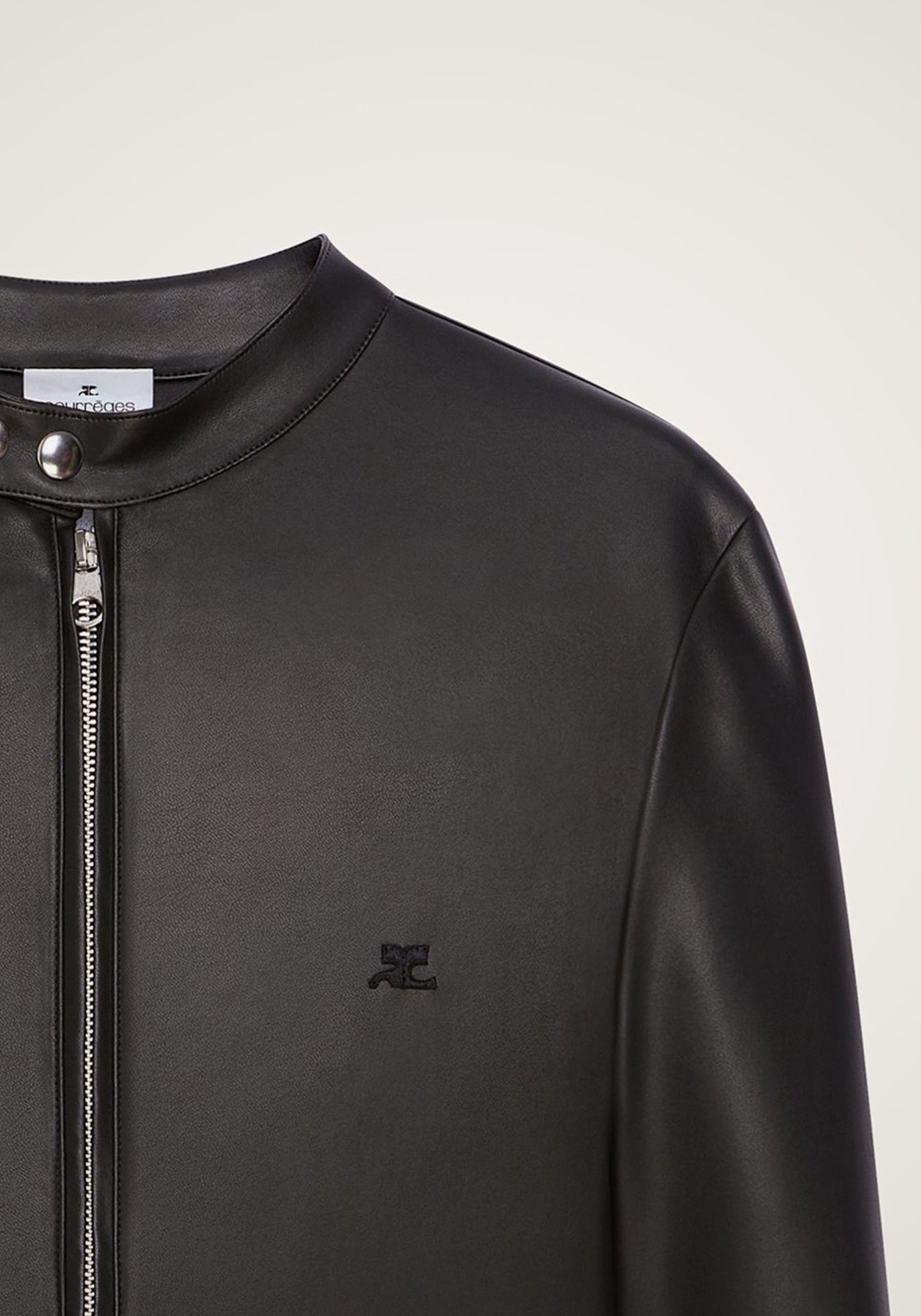 Zipped Biker Top
