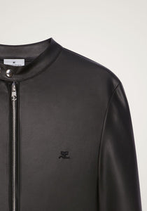 Zipped Biker Top