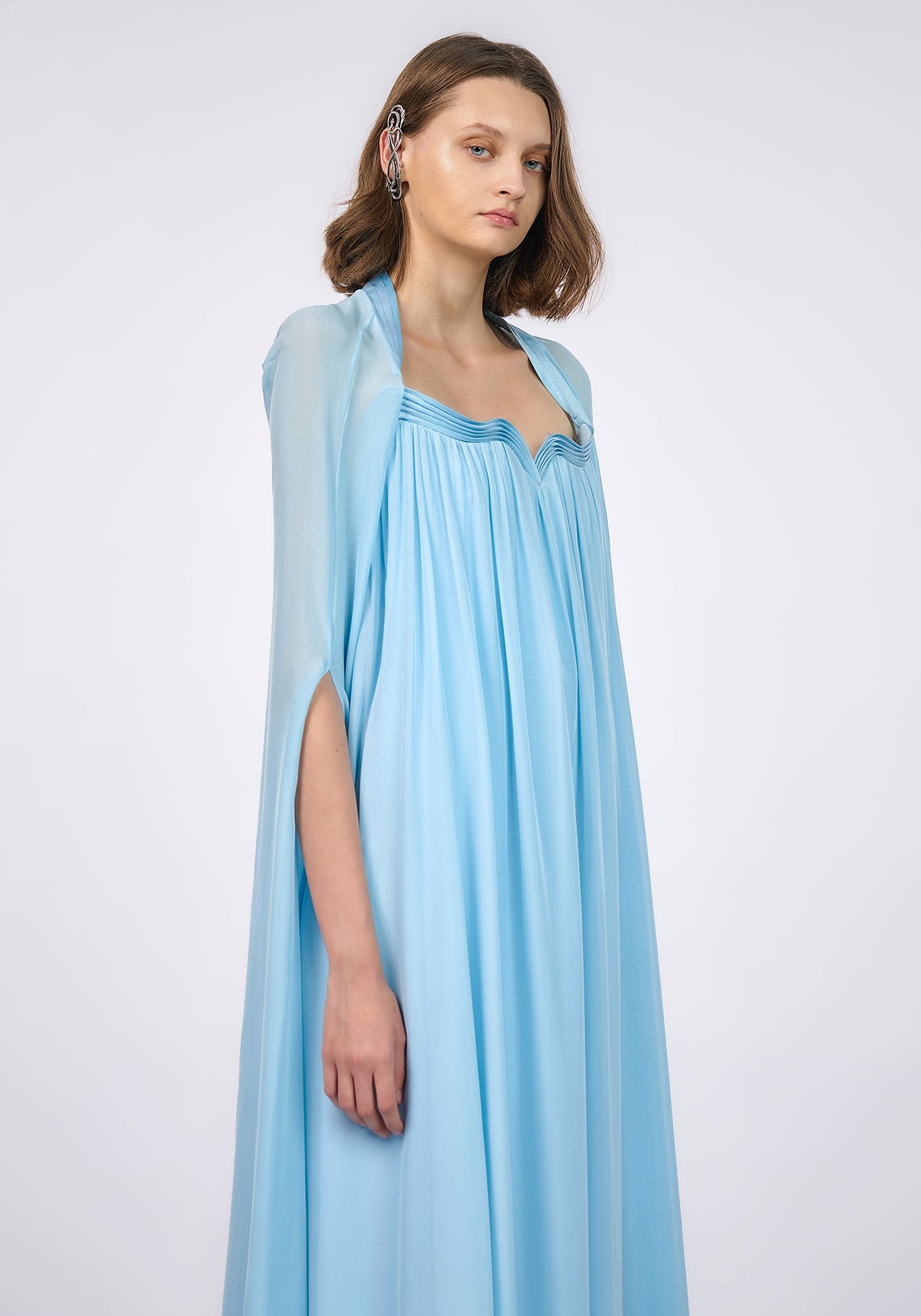 The Nephele Chiffon Cape