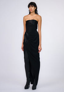 The Twist Sculpt Satin Drape Corset