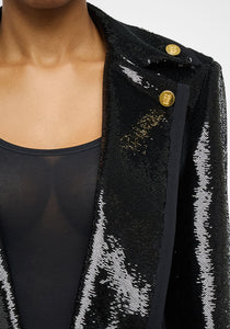 Sequin Cropped Jacket