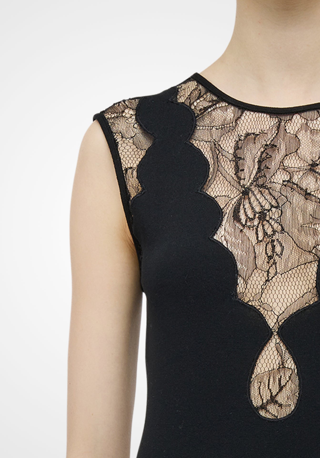Underpin Lace Knit Top