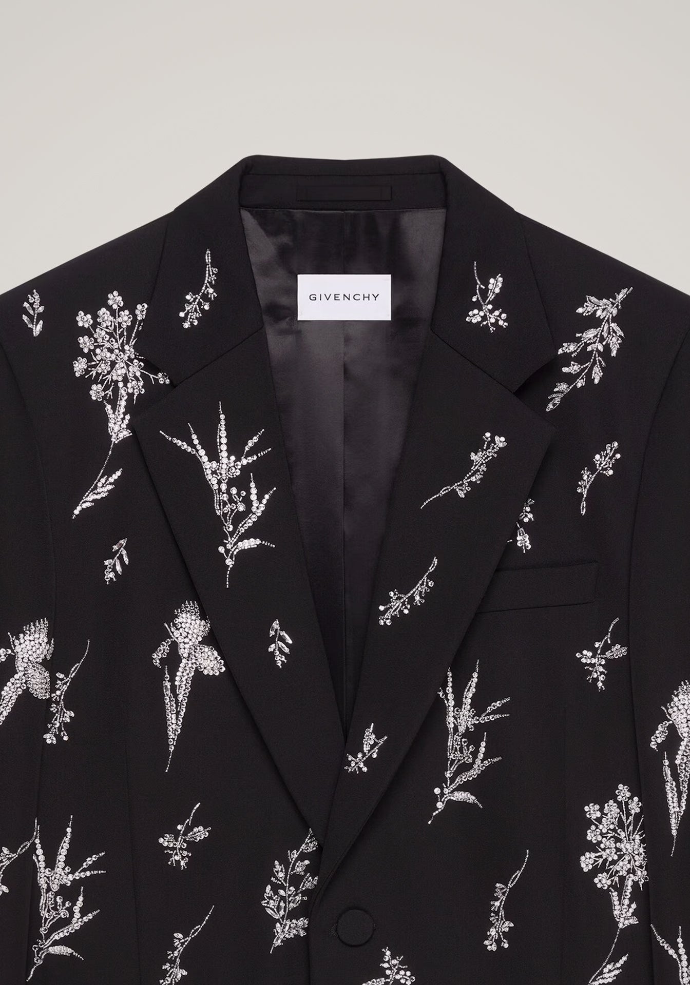 All Over Flower Crystal Jacket