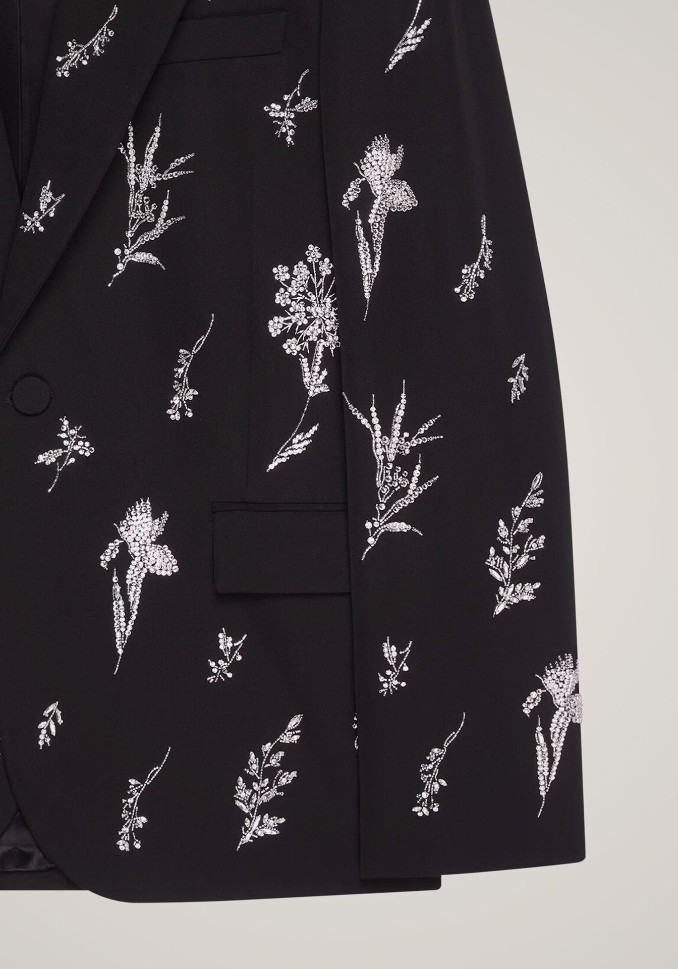 All Over Flower Crystal Jacket