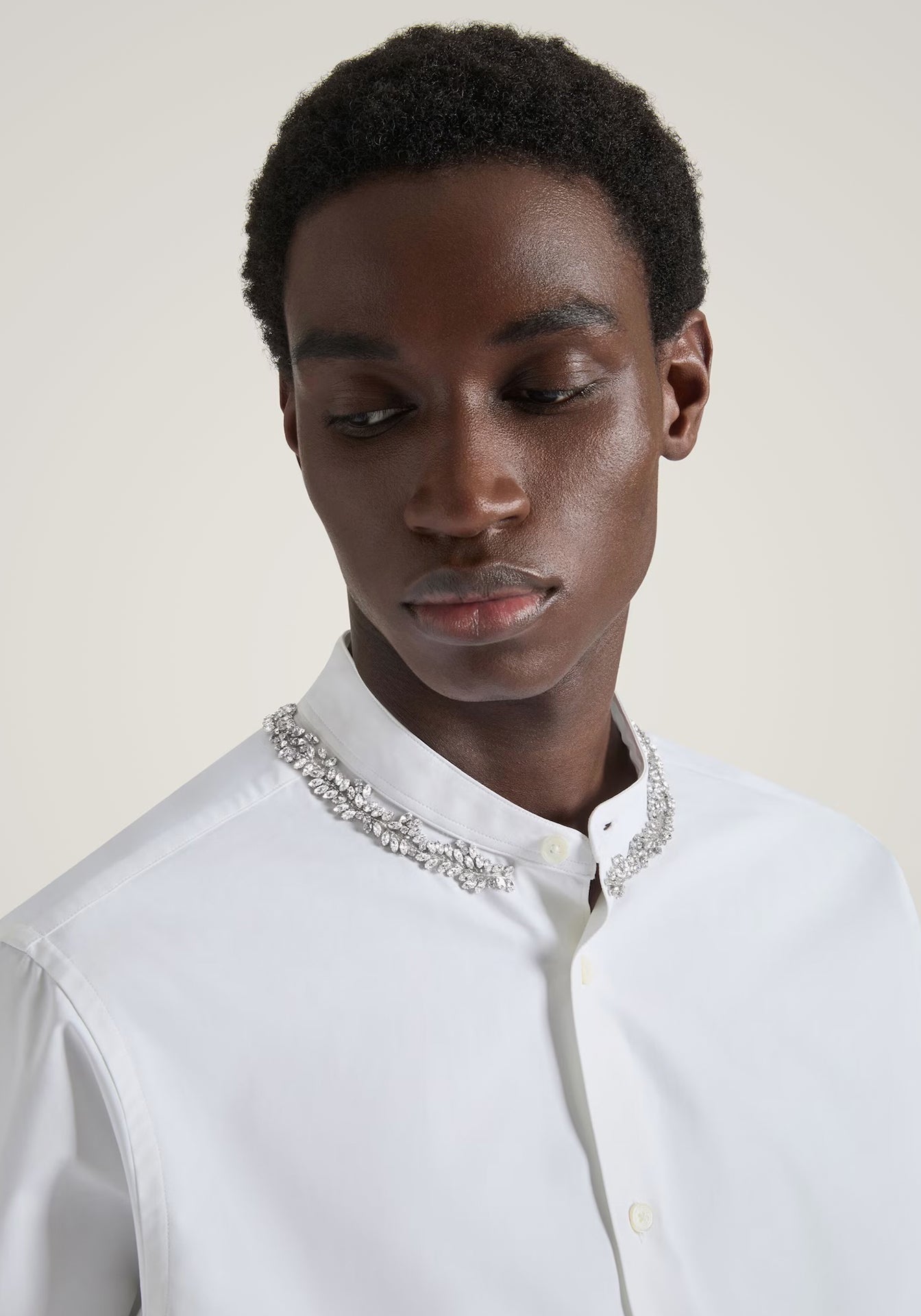Crystal Embroidery Shirt