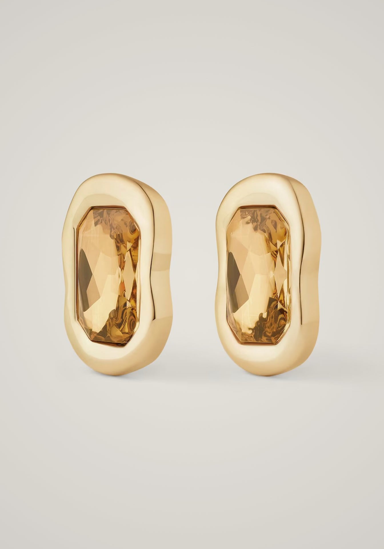 Sculptural Crystal Earrings