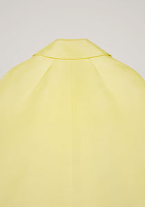 Short Cocoon Coat With Belt