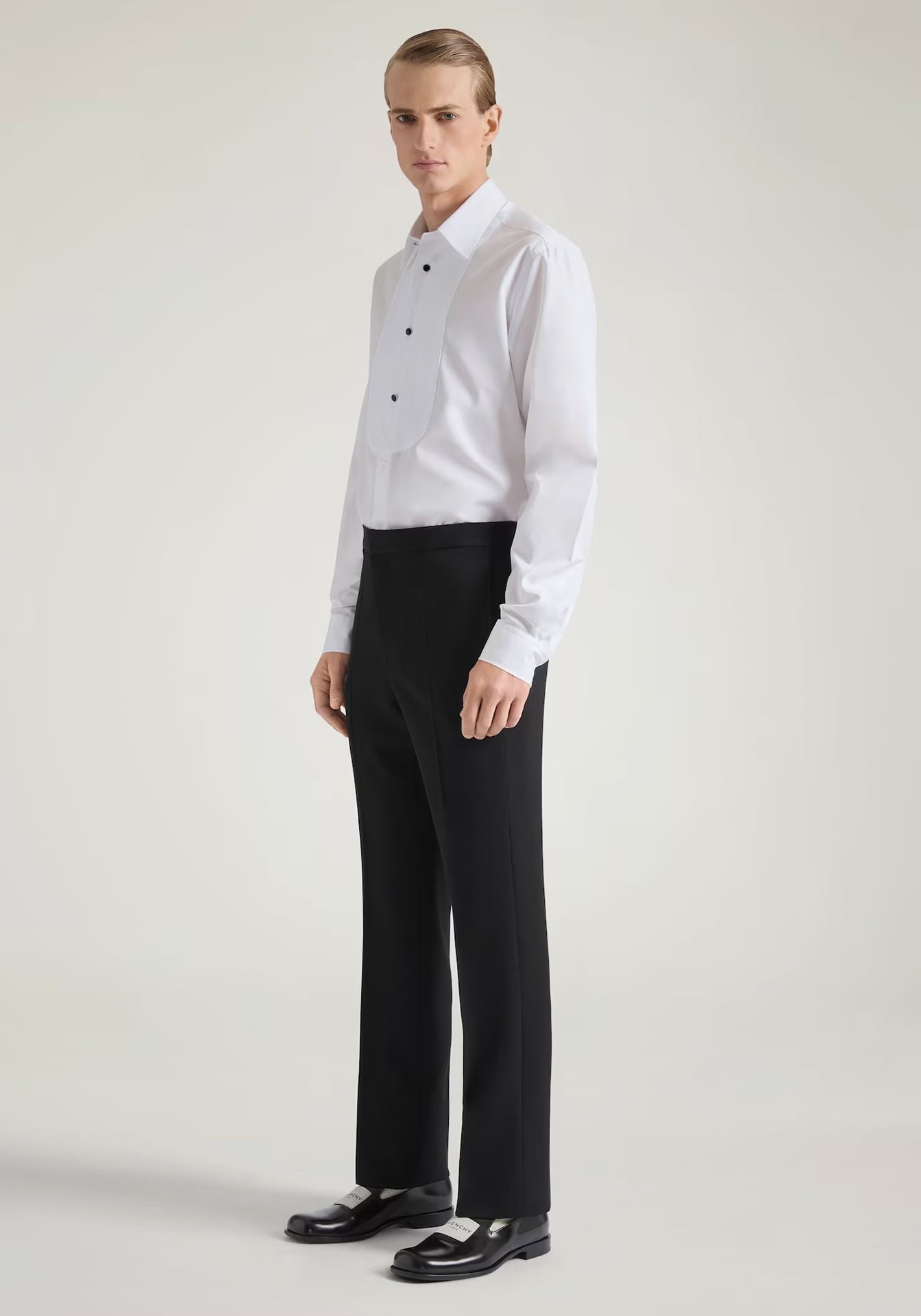 Slim Plastron Evening Shirt