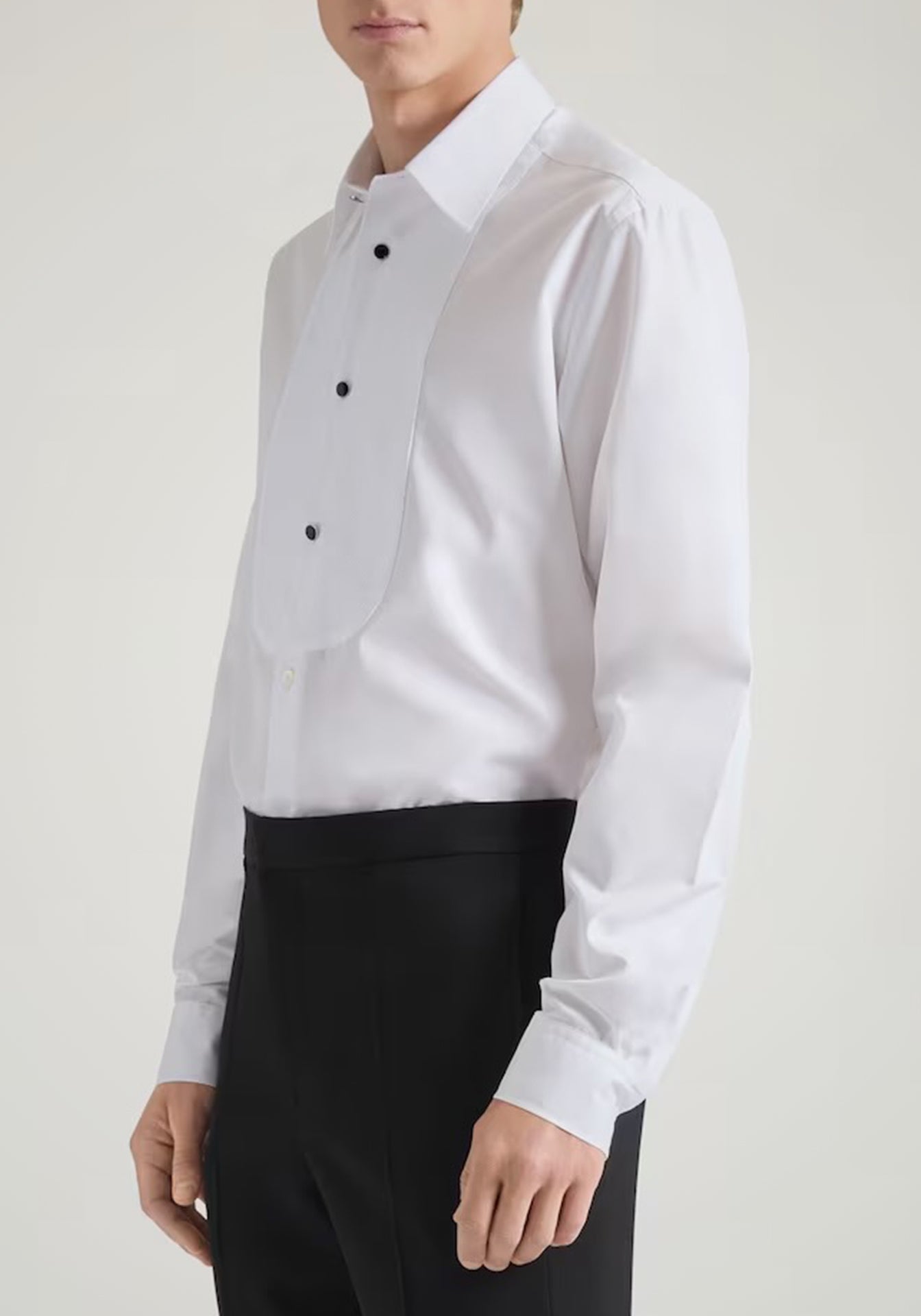 Slim Plastron Evening Shirt