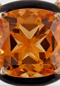 Aravali, 18K Yellow Gold + Citrine Necklace